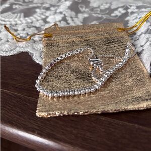 1/2 carat diamond adjustable bolo slide bracelet